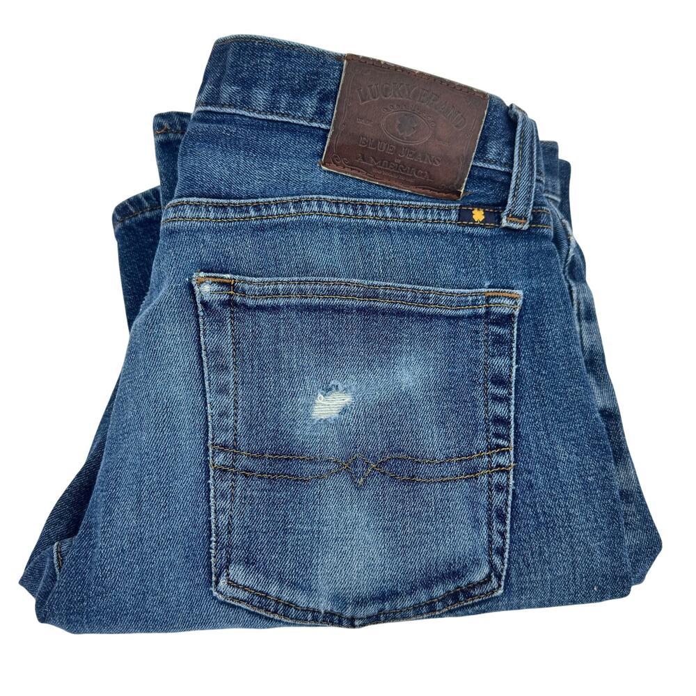 Lucky Brand Jeans Mens 31x34 (32x33 ACTUAL) 221 Straight Blue Denim